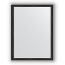 Mirror in the baguette frame - Black oak 37 mm, 60 x 80 cm, evoForm