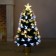 Fibrooptic Christmas tree "Big Parts" 90 cm D of the lower tier 50 cm 80 branches