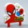 Candle in the cake "Happy Birthday!", Spider-Man, 8 × 8 cm