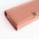 Women's wallet on magnets, pink color