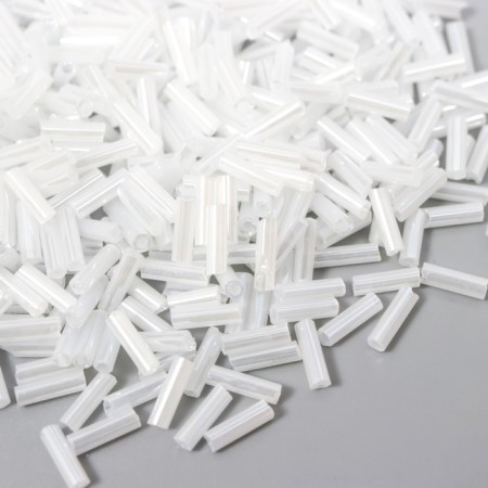 Glass size 6 mm "White oyster" 20 g