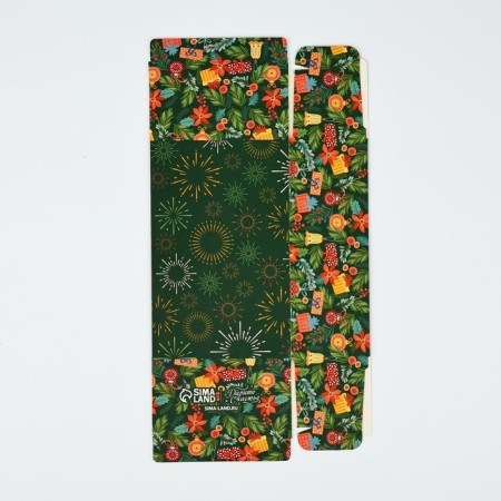 The prefabricated box - the context of the New Year tree, 9.3 x 14.6 x 5.3 cm, New Year-8