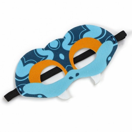 New Year! Carnival set "Cool snake", cape, mask, blue color-13