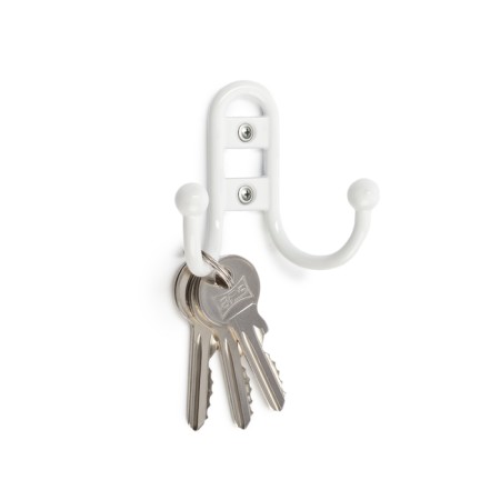 Hook furniture tundra TKD017 Light, two -rod, white-2