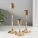 Summary Metal "Sophisticated narrowed" d = 2 cm, set 3 pcs h = 21.5 cm, 16 cm, 11 cm