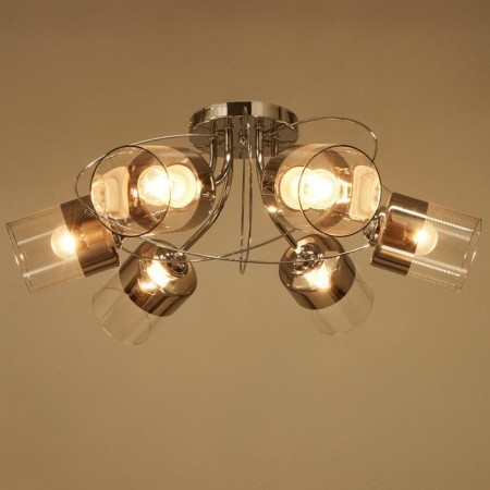 Chandelier 6591195/6 E27 40W chrome 60x60x20 cm Bayerlux-2