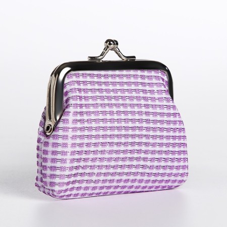 Women's wallet on the farmar, lilac color-1