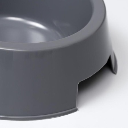 Plastic bowl 17 x 17 x 5 cm, 400 ml, gray-2