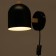 Bra 1668/1bk E27 40W Black 18x13x16 cm
