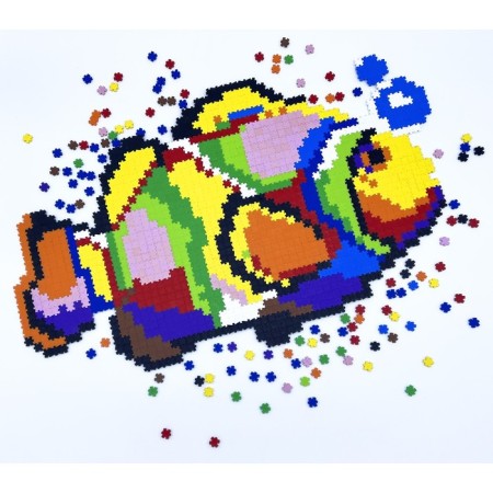 Pixel Puzzle 1500 Elements "Fish"-4