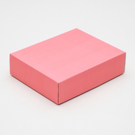 Box of the team without printing a lid is, pink, without a window 18 x 15 x 5 cm-1