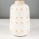Board lamp "Sacra" E14 40W white 18x18x30cm Risalux