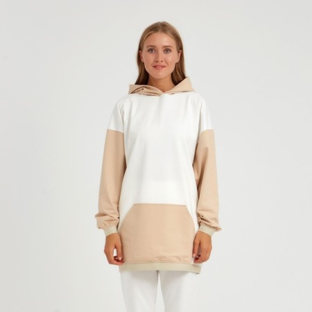 Hudy female minku: casual collection beige color/ecrew, rn 48-11