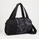 Sportivnaya bag with lightning with lining, external pocket, black color