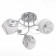 Causte "Doris" 3x40W E27 Chrome Model: 2679462