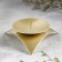 Climber "Asterisk" Metal for one candle, 9x3.5 cm, golden