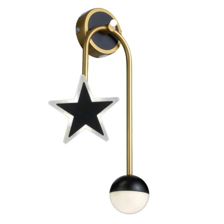 Sconces 2485/2 LED 8W 4000k black and gold 24x46 cm-3
