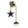 Sconces 2485/2 LED 8W 4000k black and gold 24x46 cm