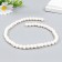 Beads for aromatherapy with the hole "Round. White" d = 0.8 cm set 50 pcs +-5