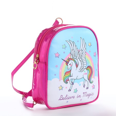 Backpack children Rusalka 20*8*23, lightning department, n/pocket, lilac
