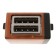 Toster Bosch Tat4P429, 970 W, 6 frying modes, 2 toasts, brown-black