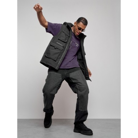 Luy jacket transformer male winter, size 52, black color-13