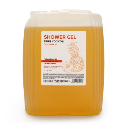 Shower gel, 5 l, fruit cocktail aroma