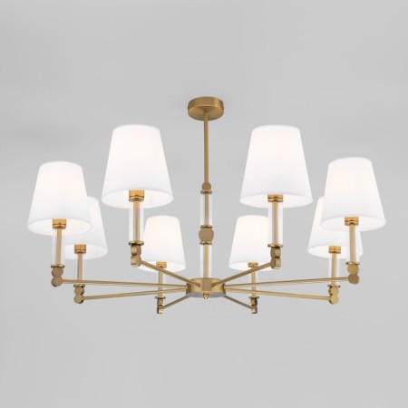 EUROSVET CONSO 60145/8, E14, 8x40W, 900x900x550 mm, brass color, brass