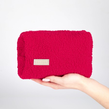 Lightning cosmetic bag, Textura, red color-8