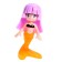 Plastic designer "Mermaid", 5 parts, mix