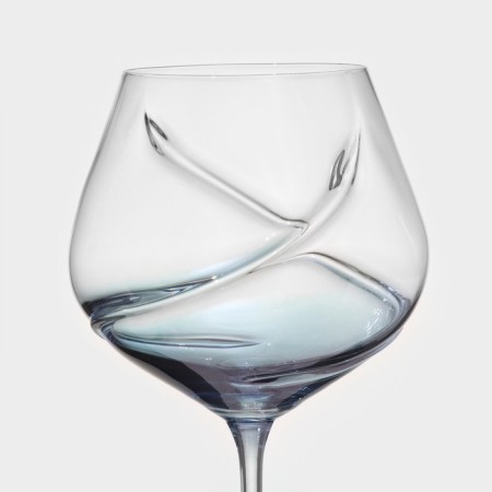 A set of glass glasses for the wine "Turbulence", 570 ml, 2 pcs-2