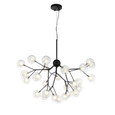 Светильник подвесной St Luce. SL376.403.27. Demele. 27х2 Вт, G4 LED, 3150 Lm, 78х78 см, цвет чёрный