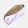Lightning cosmetic bag, white/lilac color