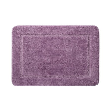 Bathroom rug IDDIS, 65x45 cm, microfiber, purple color