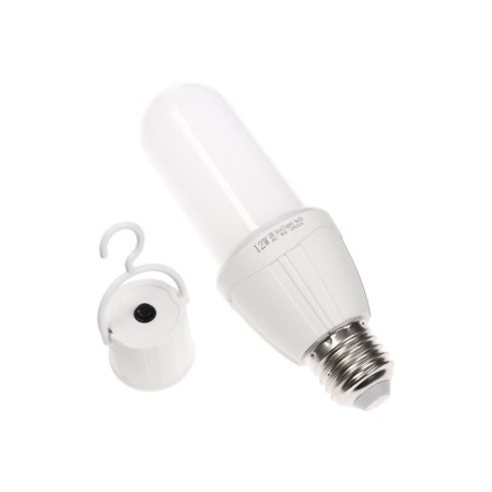 LED lamp, E27, 9 W, 6500K, 220 V, with a battery-2
