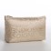 Lightning cosmetic bag, beige color