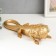 Souvenir Polystone "Golden Iguan" 11x11.5x36 cm