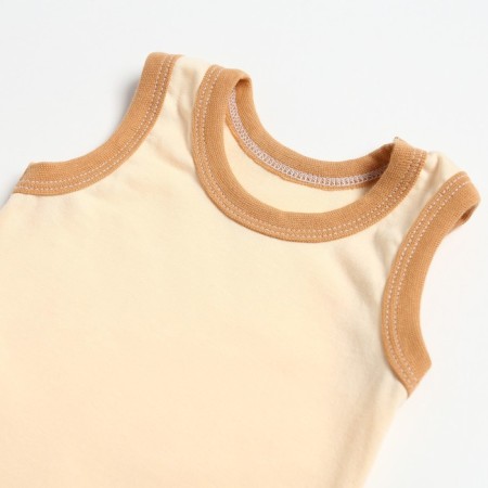 Kit (T -shirt, panties on the diaper) for children, beige color, height 80 cm-1