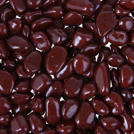 Soil for the aquarium "Galki color, burgundy" 800 g 8-12 mm