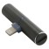 Audio adapter Red Line Lightning/Jack 3.5 (M) Black (U000016491)