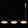 Auxis lamp, size 35x150x135 cm, 90W 3XLED IP 20
