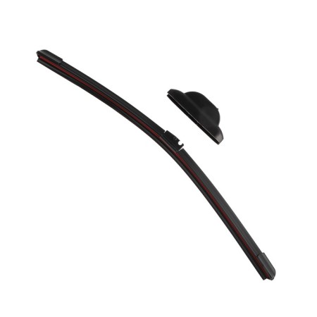 Cartage wiper brush 16/400 mm, frameless, double canvas