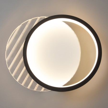 Bra "Double Circle" LED 18W 3000/4000k White 19x23x5 cm-1