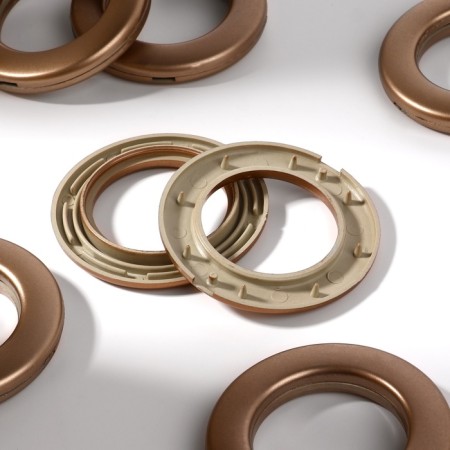 Curtains, D = 3.4/5.5 cm, 10 pcs, Copper color-1