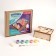 Wood painting "Tropical stories", casket