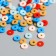 Beads for the creativity of PVC "Ring Patriot" set ≈ 330 pcs 0.1x0.6x0.6 cm