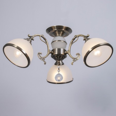 Lamp Ceiling Economy light 28066/3AB WT, 3x40W, E27, 28x48x50 cm, white color-1