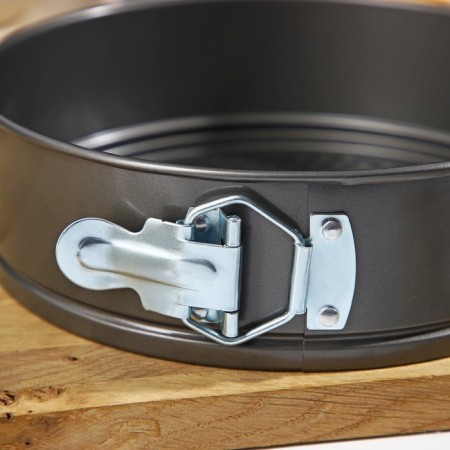 A set of baking forms “Elin. Circle ”, 3 subjects: D = 18/20/22x6.5 cm, removable bottom, anti -stick coating, black color-4