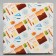 Cookie box, confectionery packaging with PVC lid, “best teacher”, 15 x 15 x 3 cm