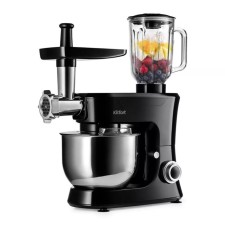 Mixer KitFort KT-3061, planetary, 1000 watts, 4.8/1.5 l, speed adjustment, black